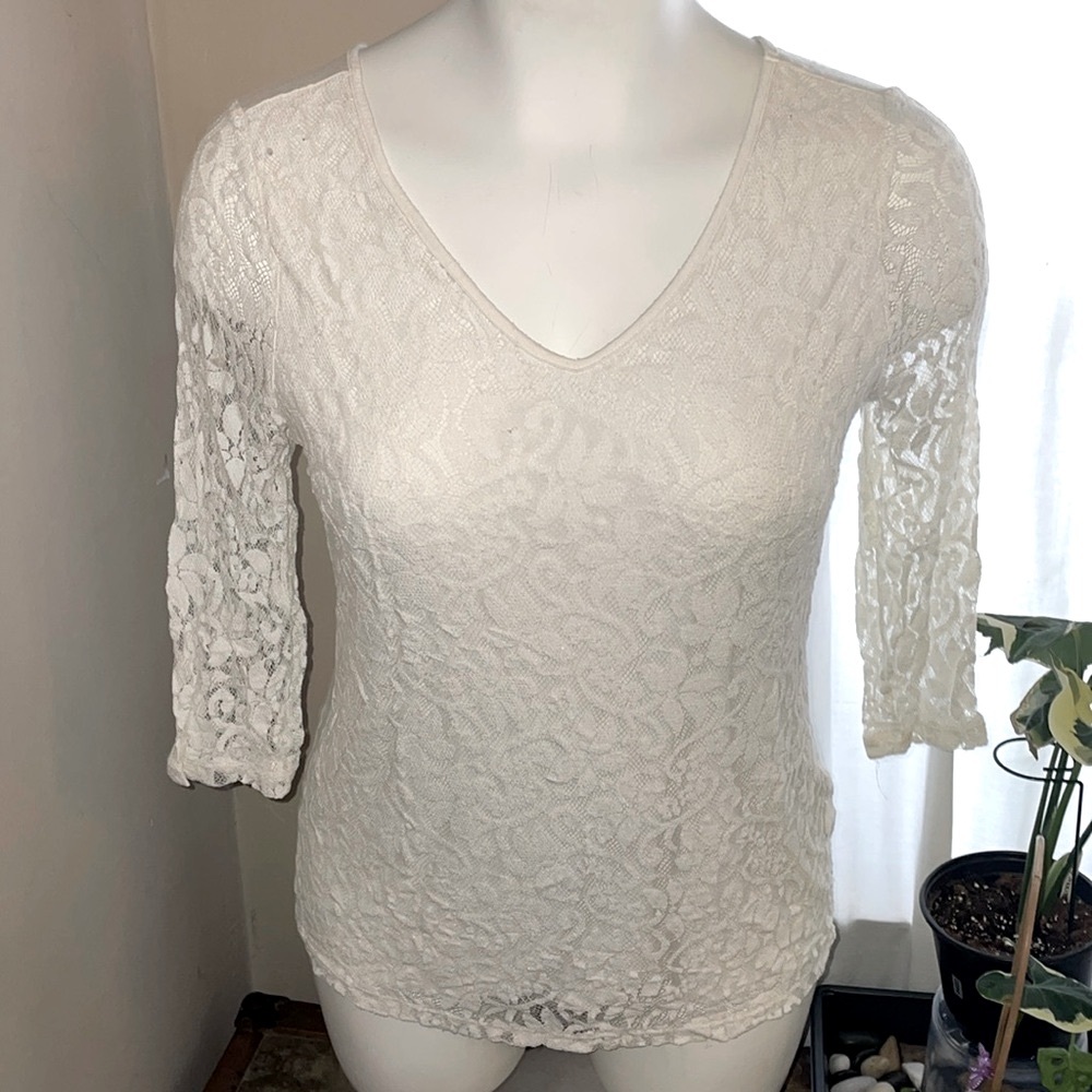 White Lace Top